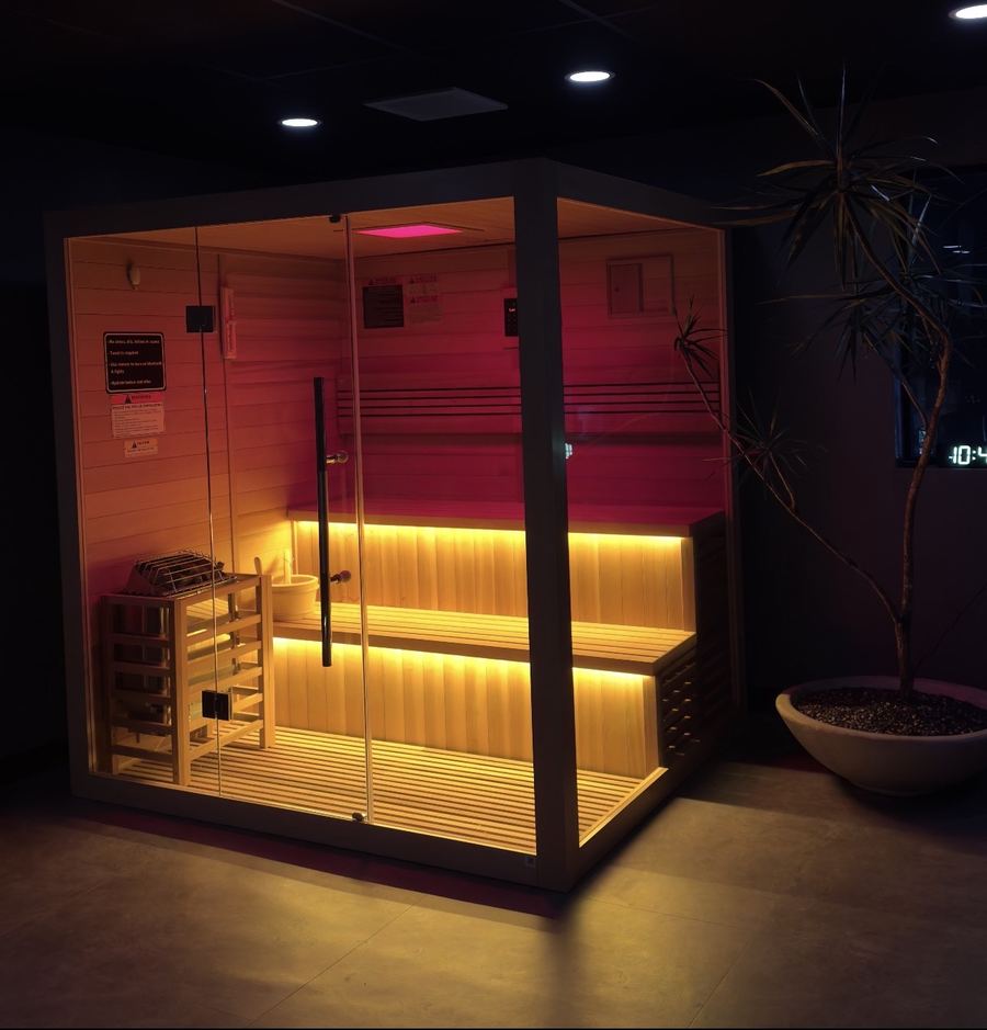 Infrared sauna at SESH